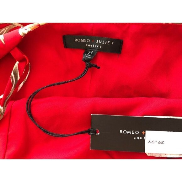 Romeo & Juliet Couture Chiffon Maxi Dress w Popover Dress Size M - Picture 3 of 11